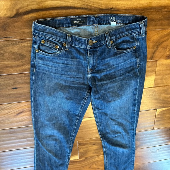 J. Crew Matchstick Denim Bootcut Jeans size 29 Short - Picture 2 of 5